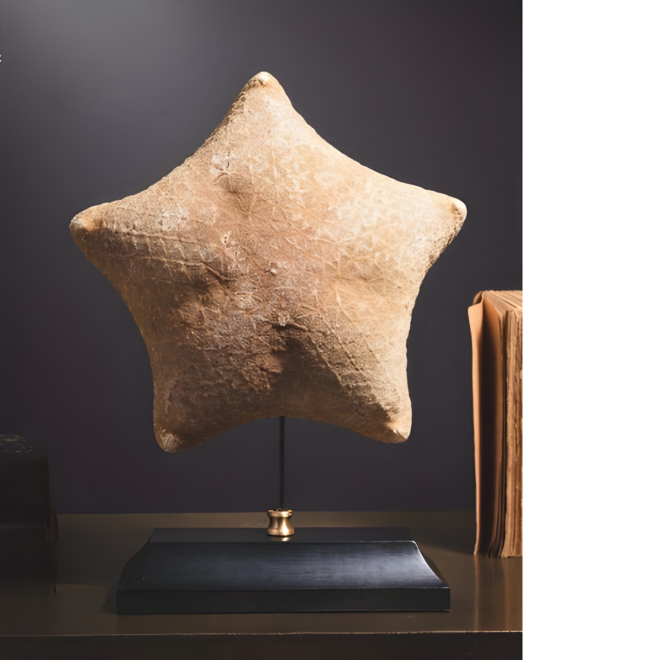 Etoile de mer coussin - Halithyle regularis- sur base noire