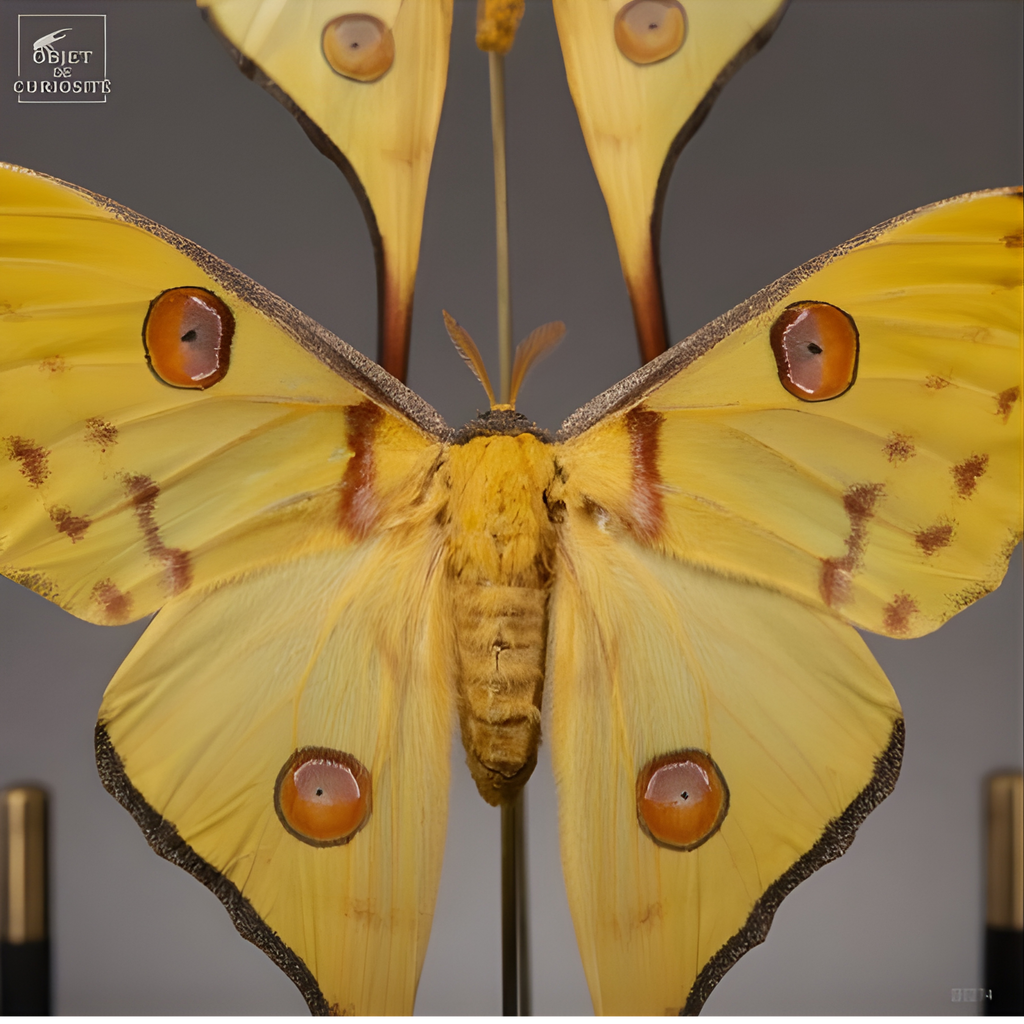 Couple de comètes de Madagascar sous globe rond sur pieds