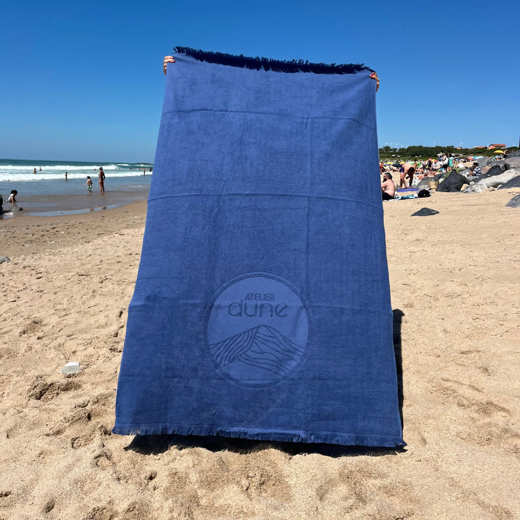 Drap de bain premium en coton bio Outremer