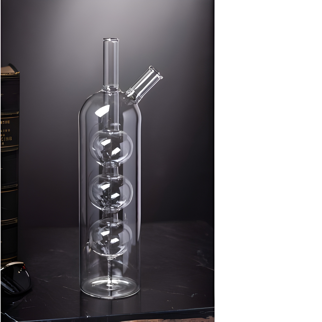 Flacon de laboratoire à bulles