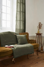 Bout de lit 90x200 Lin lavé SOLINE Thym Little Harmonie