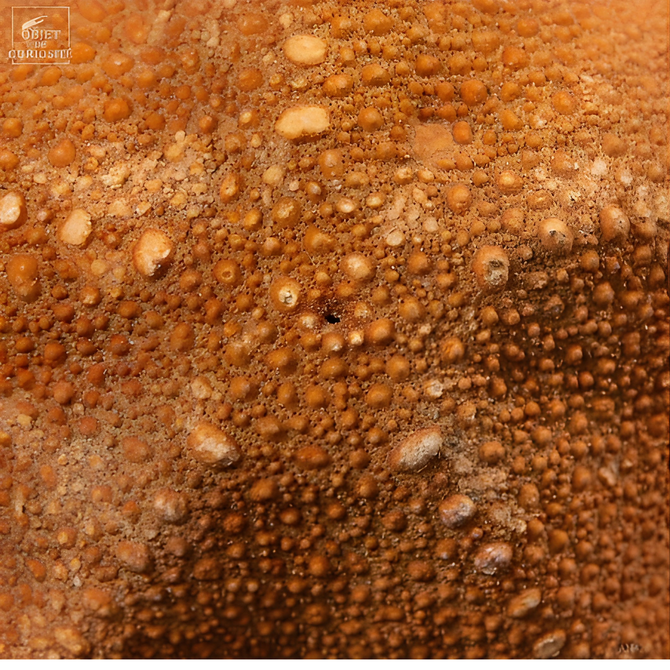 Etoile de mer à pois sur base noire ronde