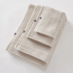 Drap de Bain 90x150 Gaze de coton unie GAIA Pampa Little Harmonie