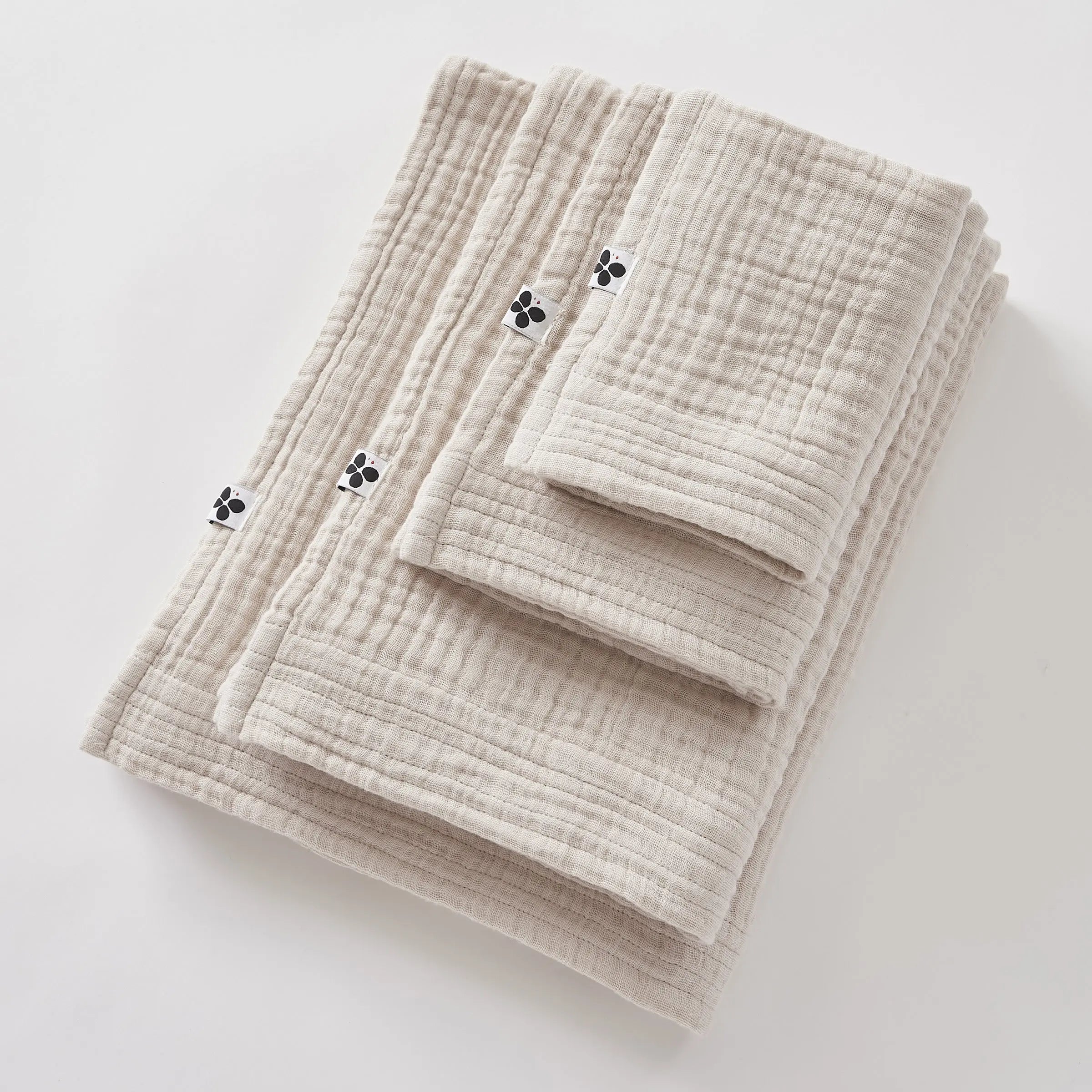 Drap de Bain 90x150 Gaze de coton unie GAIA Pampa Little Harmonie