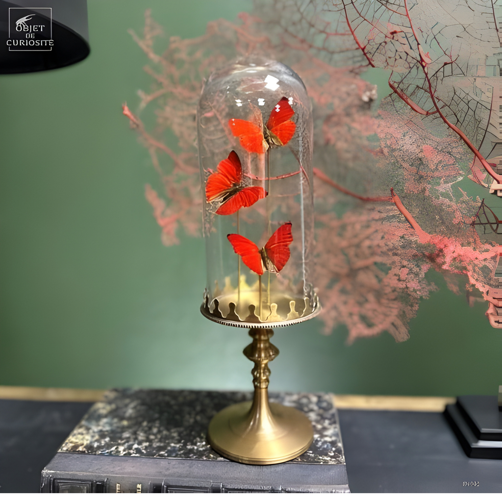 3 papillons CYMOTHOE SANGARIS