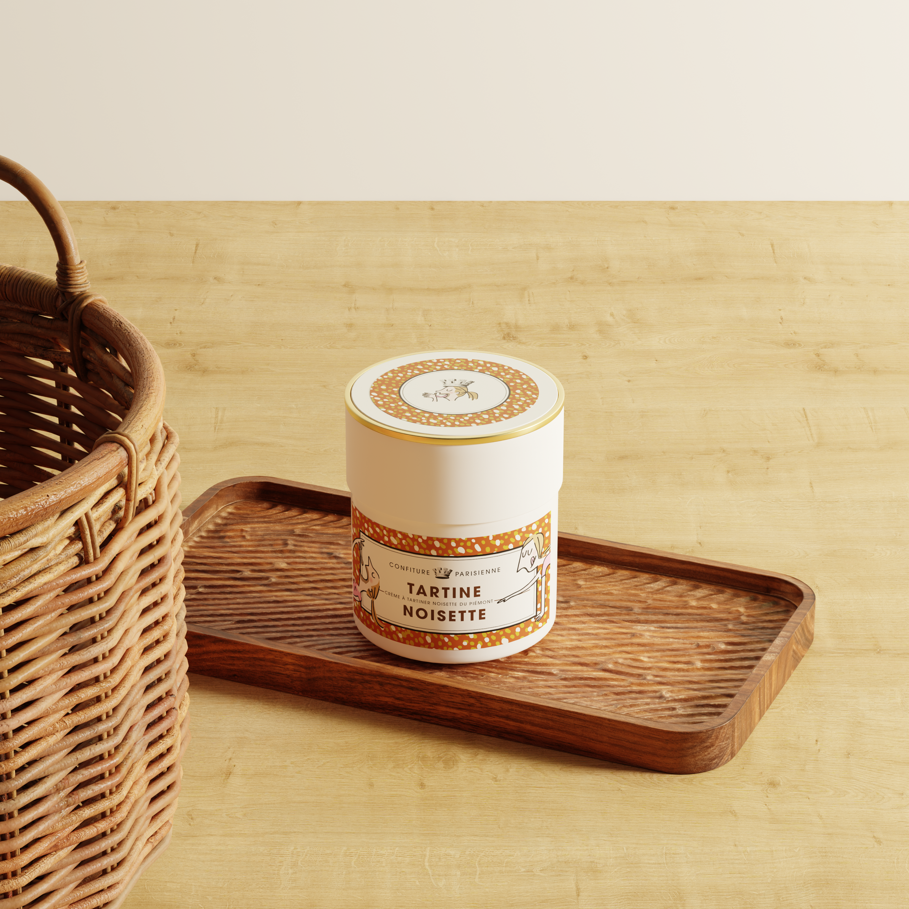 Pâte à tartiner 250g Noisette Confiture Parisienne