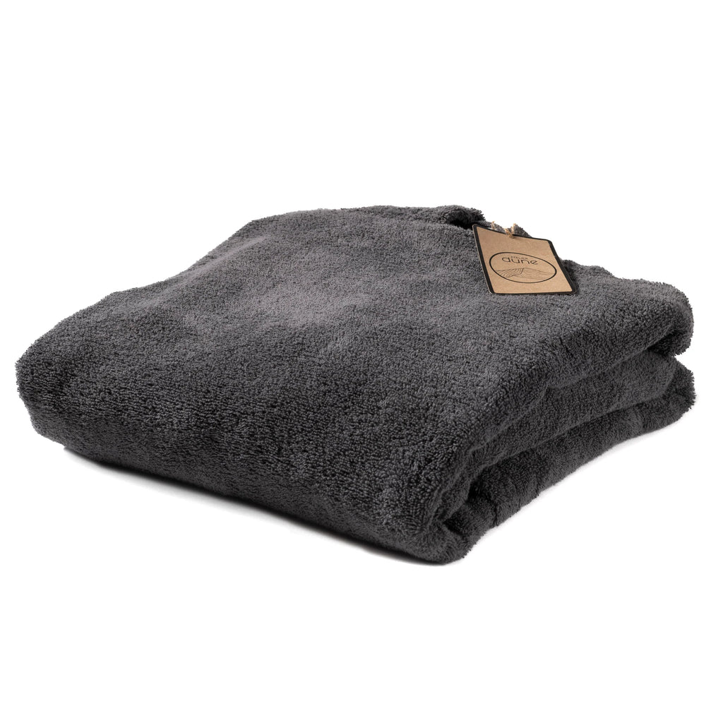 Poncho en coton premium bio Graphite