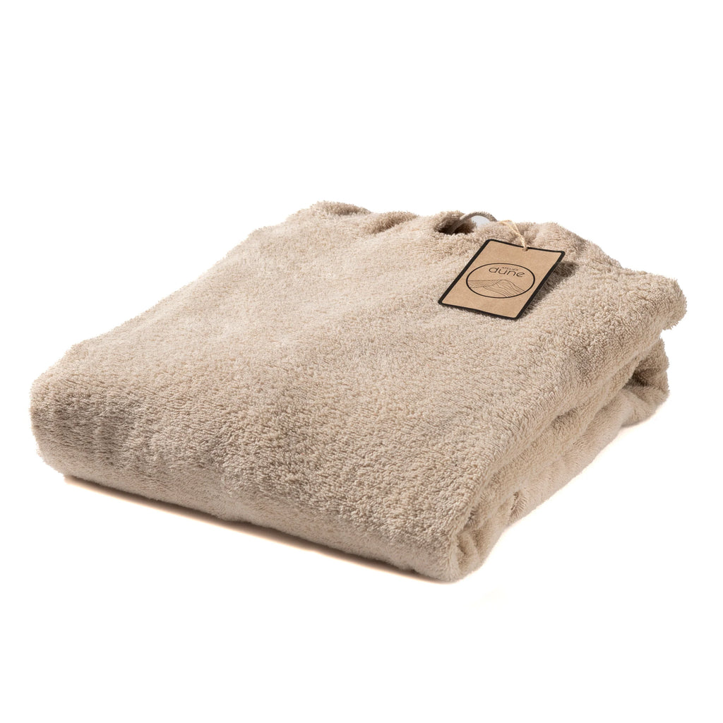 Poncho en coton premium bio Sable
