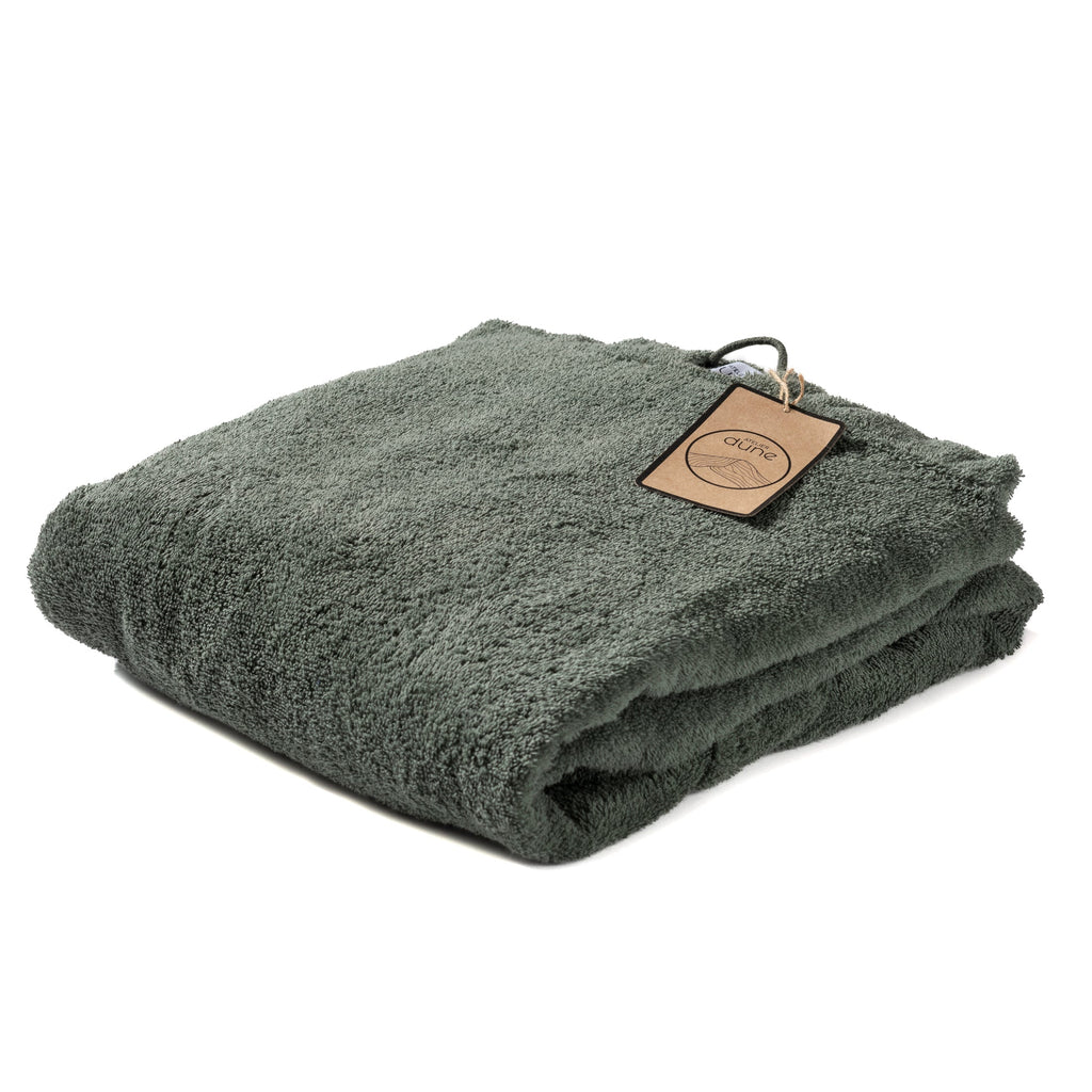Poncho en coton premium bio Vert sauge