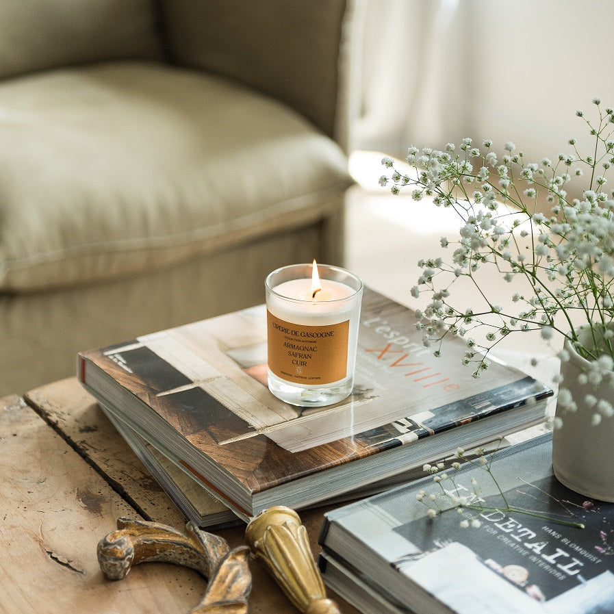 Bougie Armagnac Safran Cuir