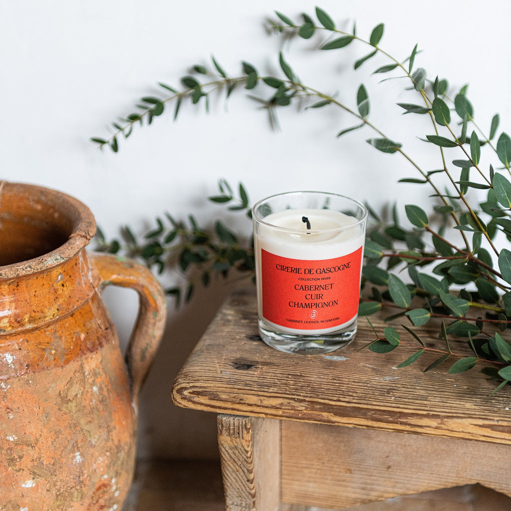 Bougie Cabernet Cuir Champignon