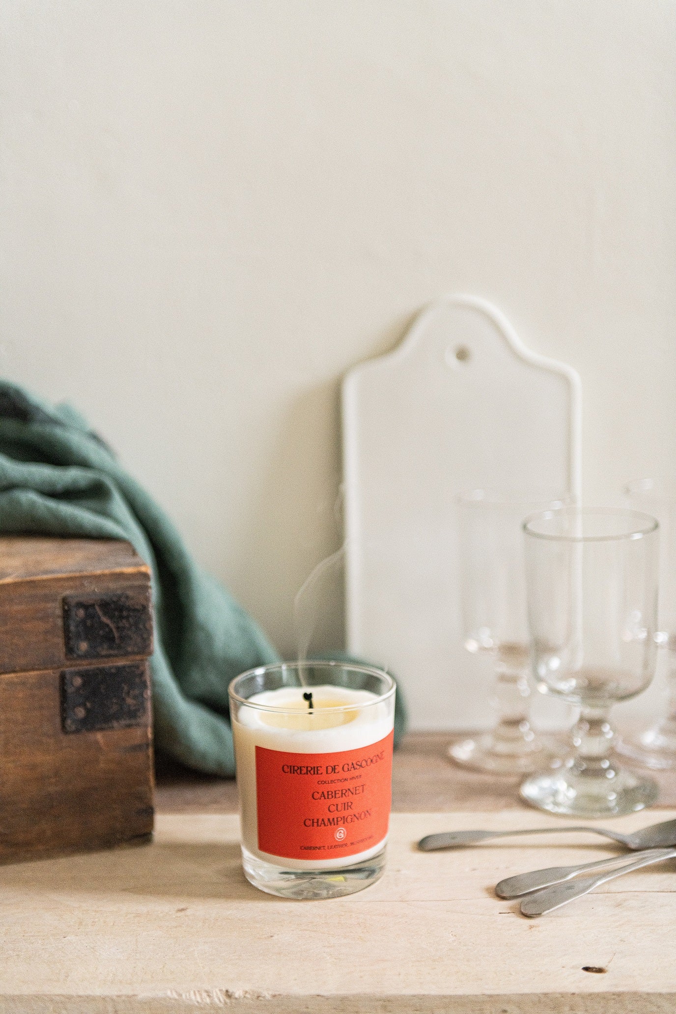 Bougie Cabernet Cuir Champignon