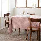 Nappe rectangle 150x250 Gaze de coton tissée VICKIE Terracotta Little Harmonie