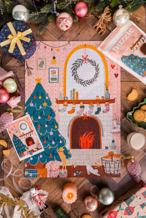 Puzzle 1000 pièces "Au coin du feu"