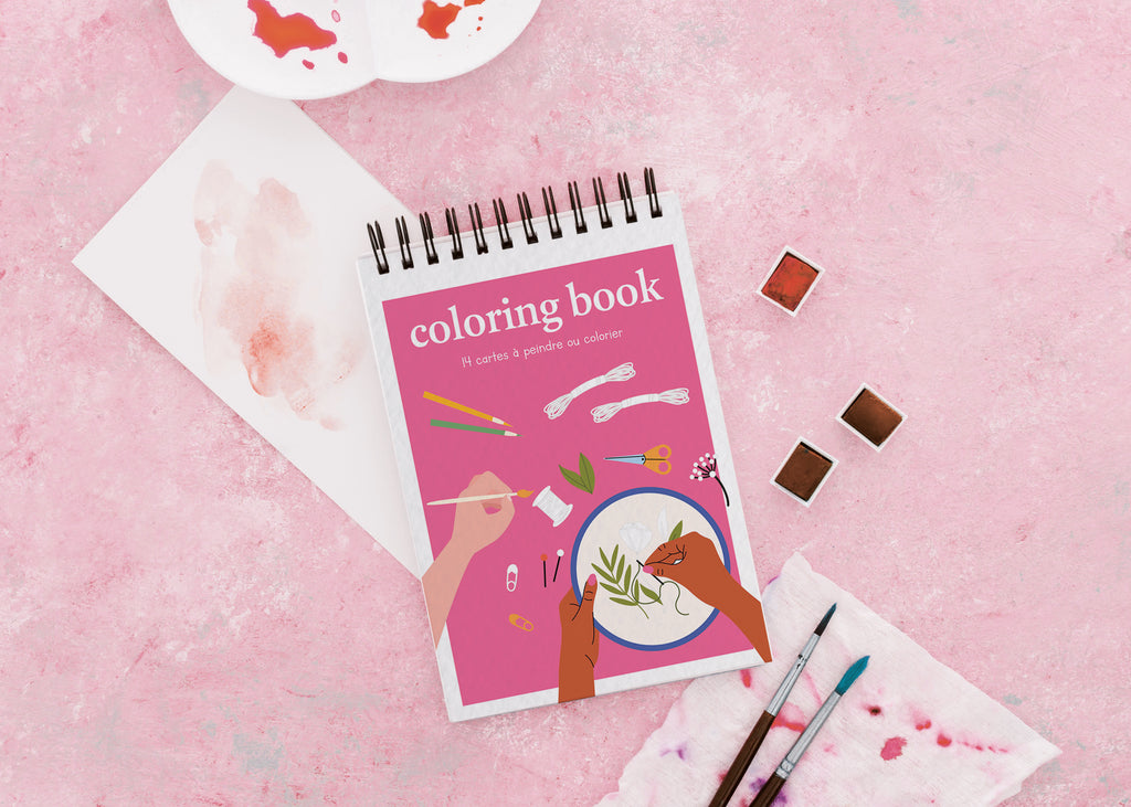 Carnet de coloriage A6 "Do it Yourself"