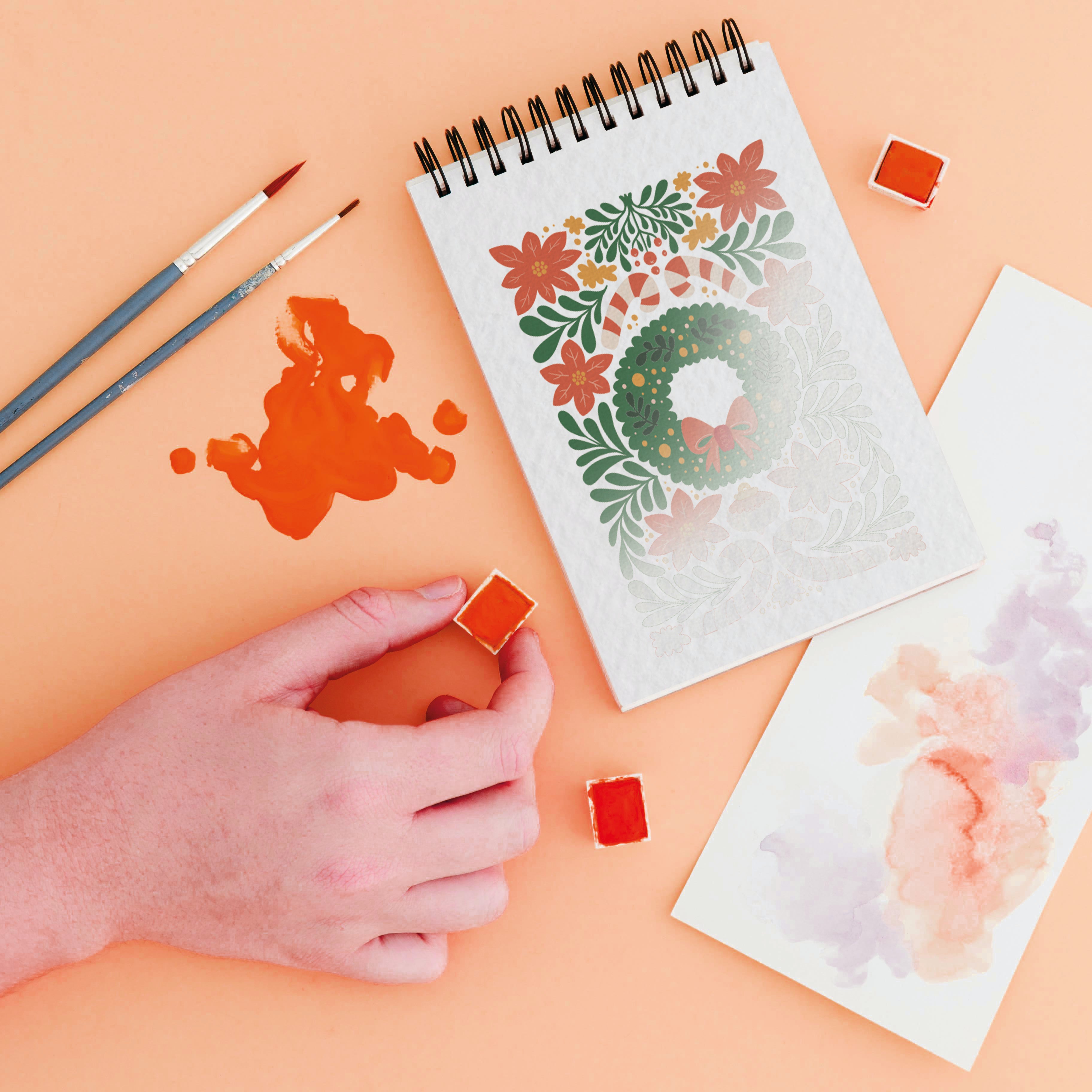 Carnet de coloriage A6 "Noël"