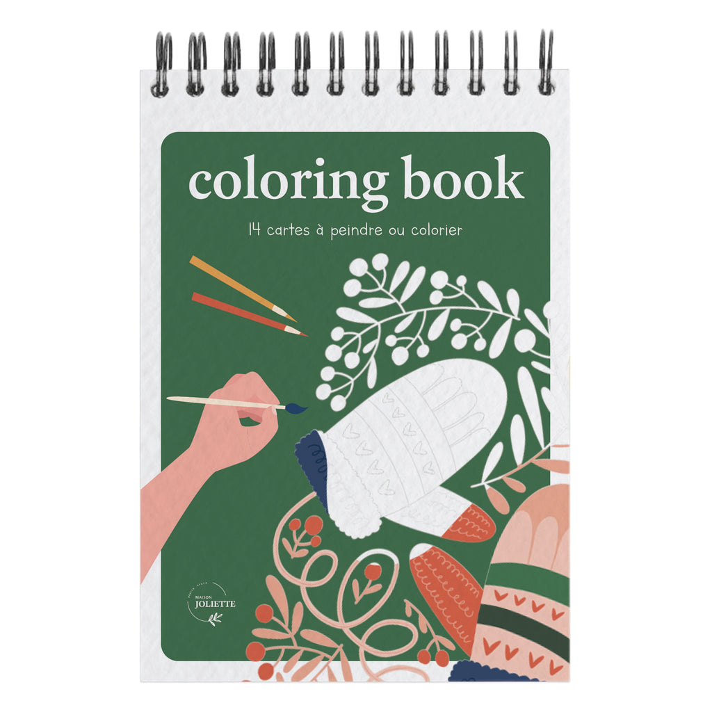 Carnet de coloriage A6 "Noël"