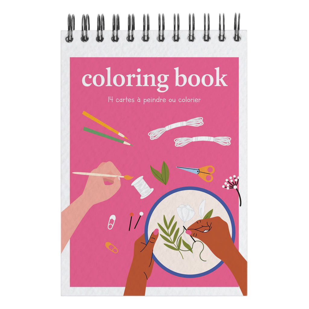 Carnet de coloriage A6 "Do it Yourself"