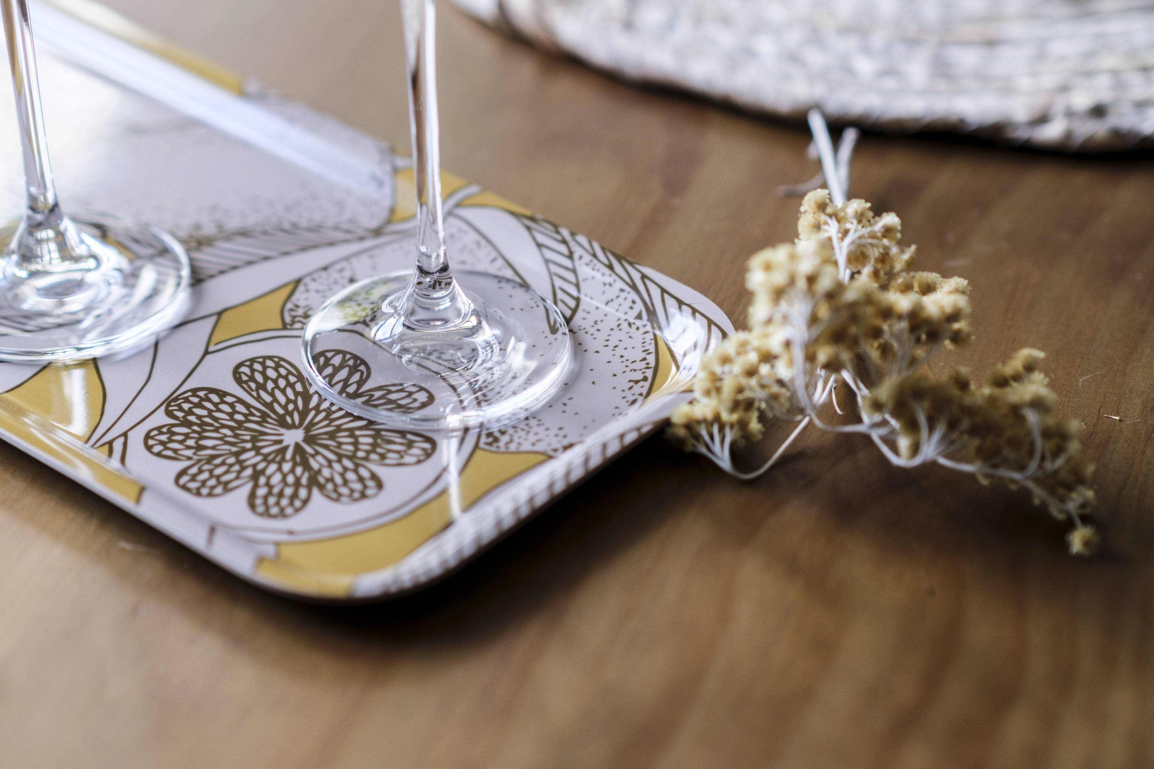 Plateau rectangle "Citrons"