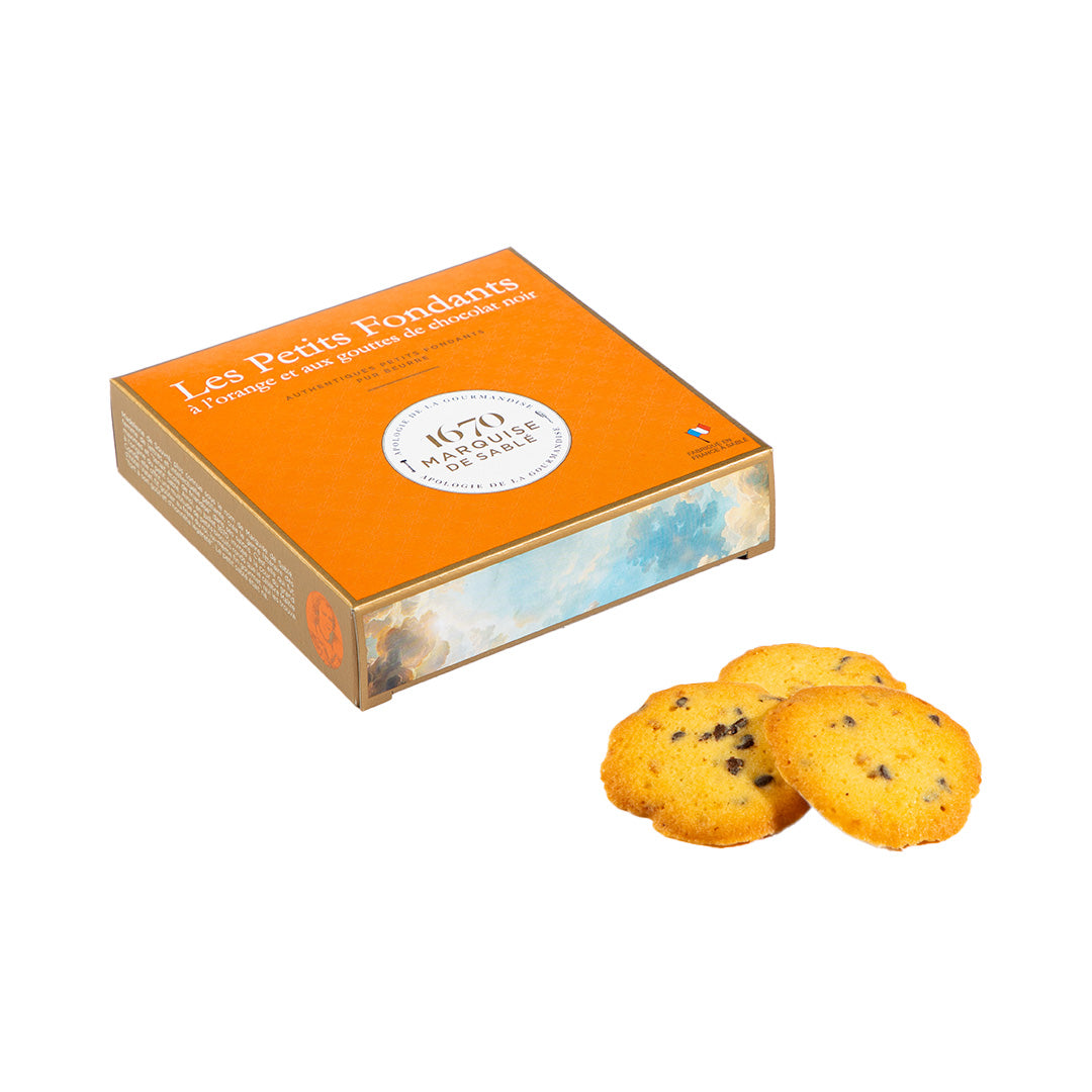 Sablés fondants aux écorces d'orange et chocolat La Sablésienne