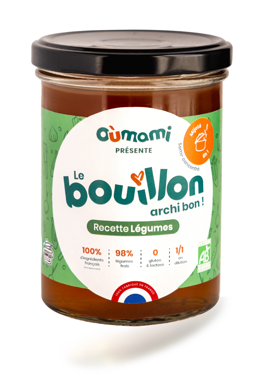 Bouillon de légumes 100% Bio