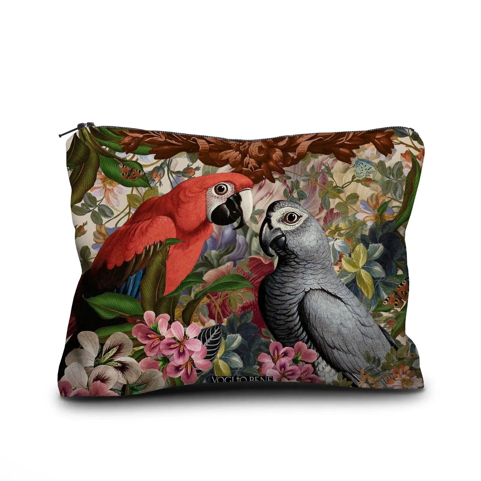 Trousse 17x23 Perroquets Little Harmonie