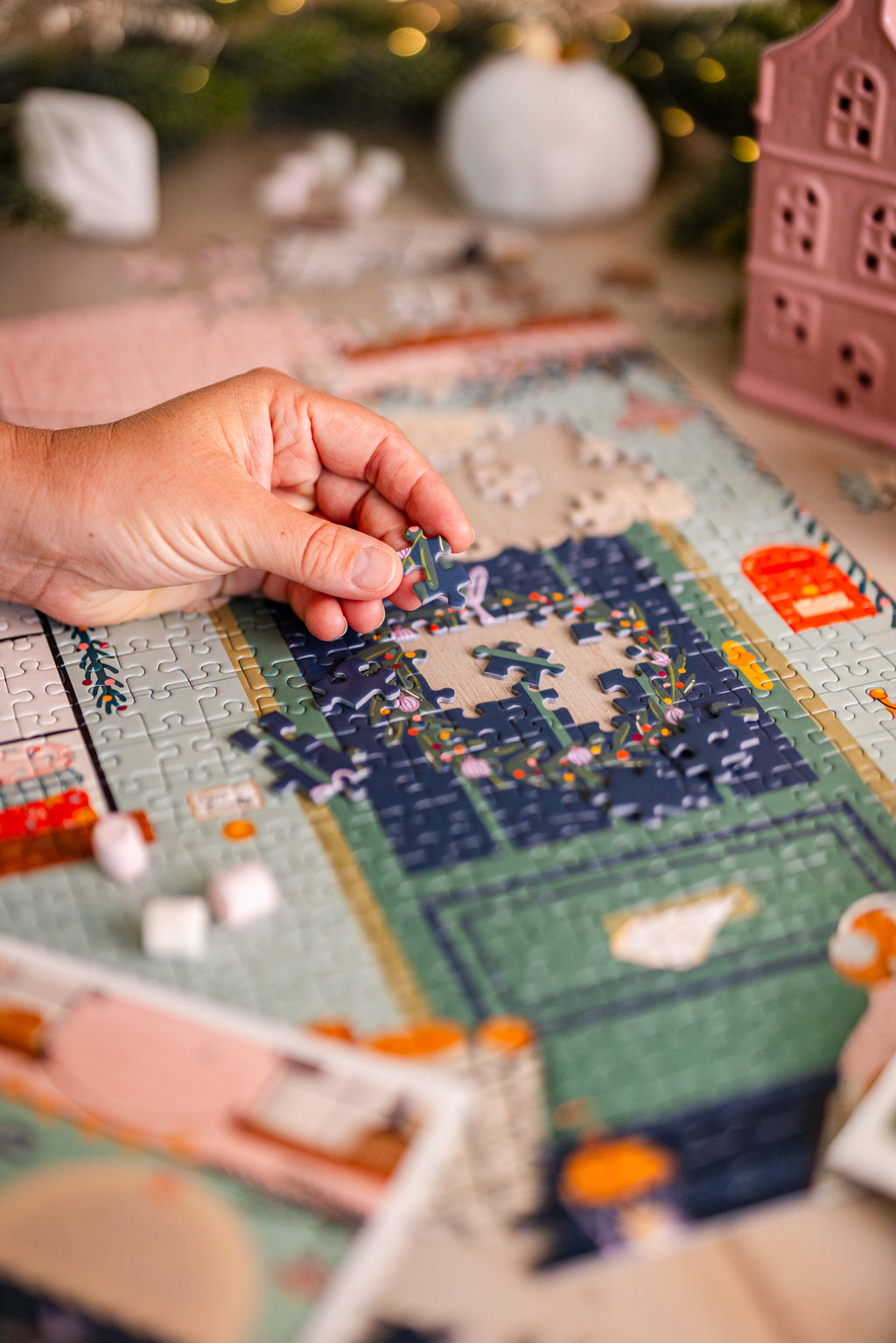 Puzzle 500 pièces "Porte bonheur"