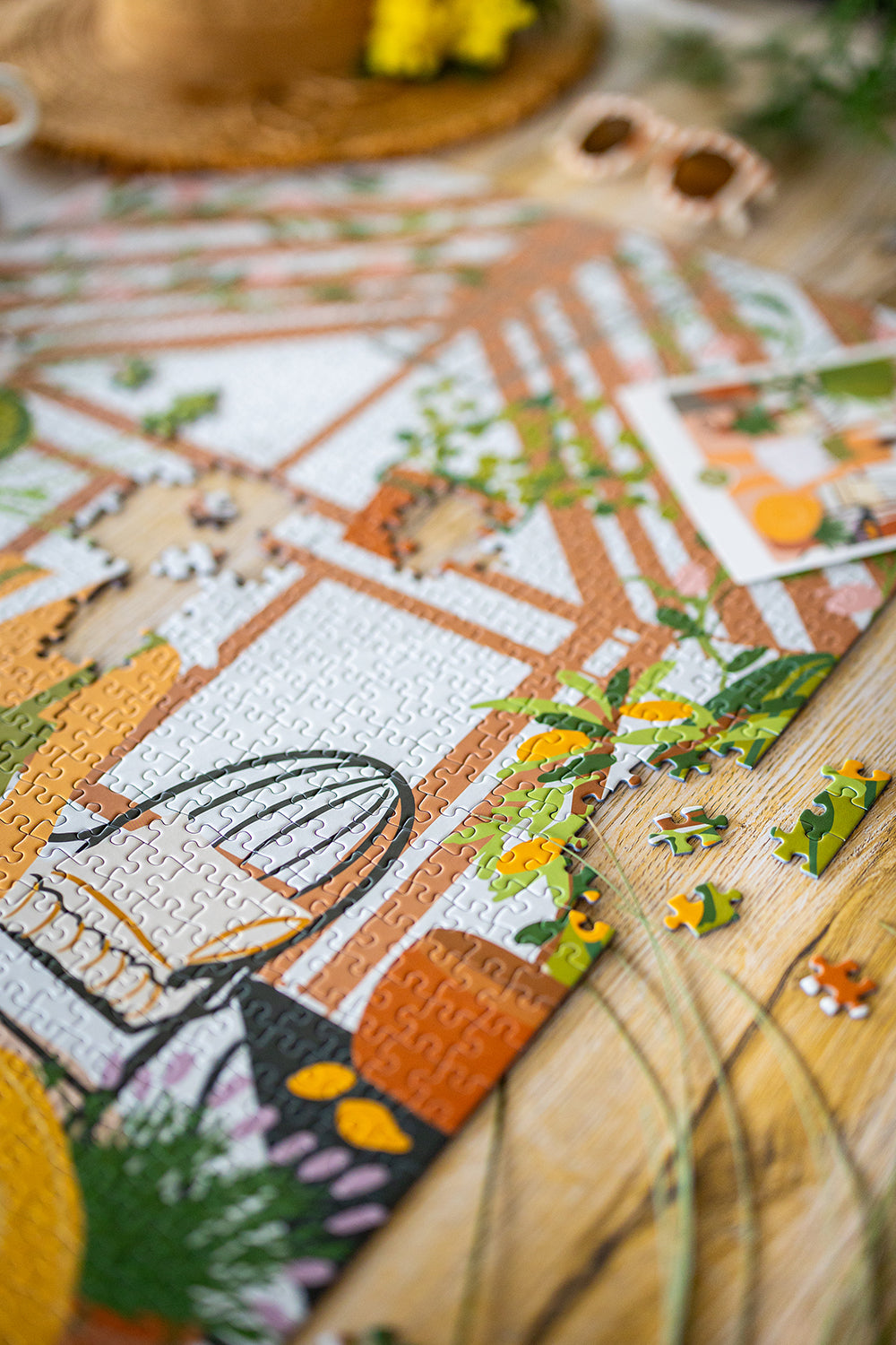 Puzzle 1000 pièces "Un dimanche à la campagne"