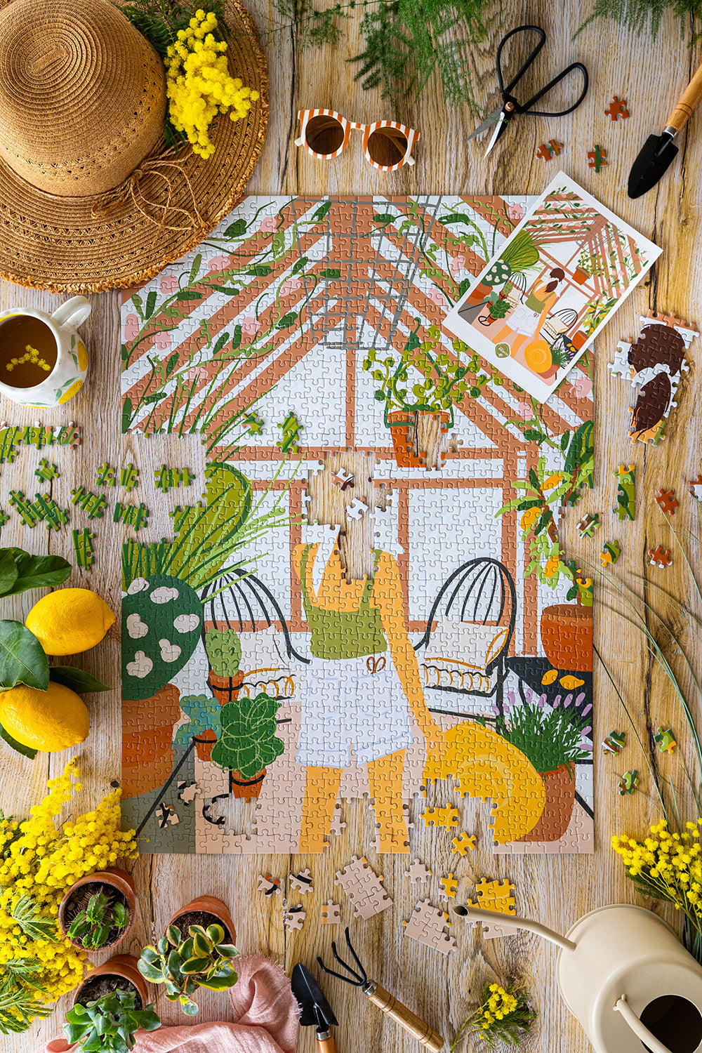 Puzzle 1000 pièces "Un dimanche à la campagne"