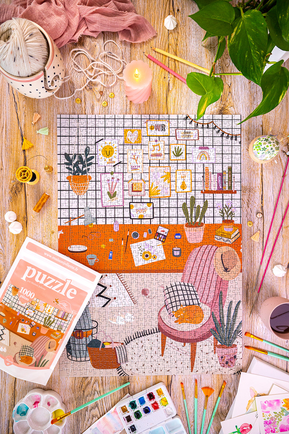 Puzzle 1000 pièces "L'atelier"