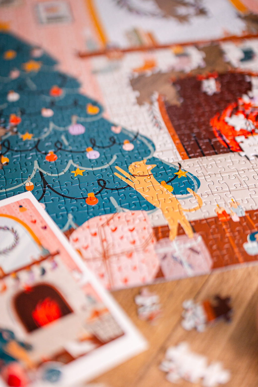 Puzzle 1000 pièces "Au coin du feu"