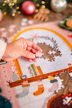 Puzzle 1000 pièces "Au coin du feu"