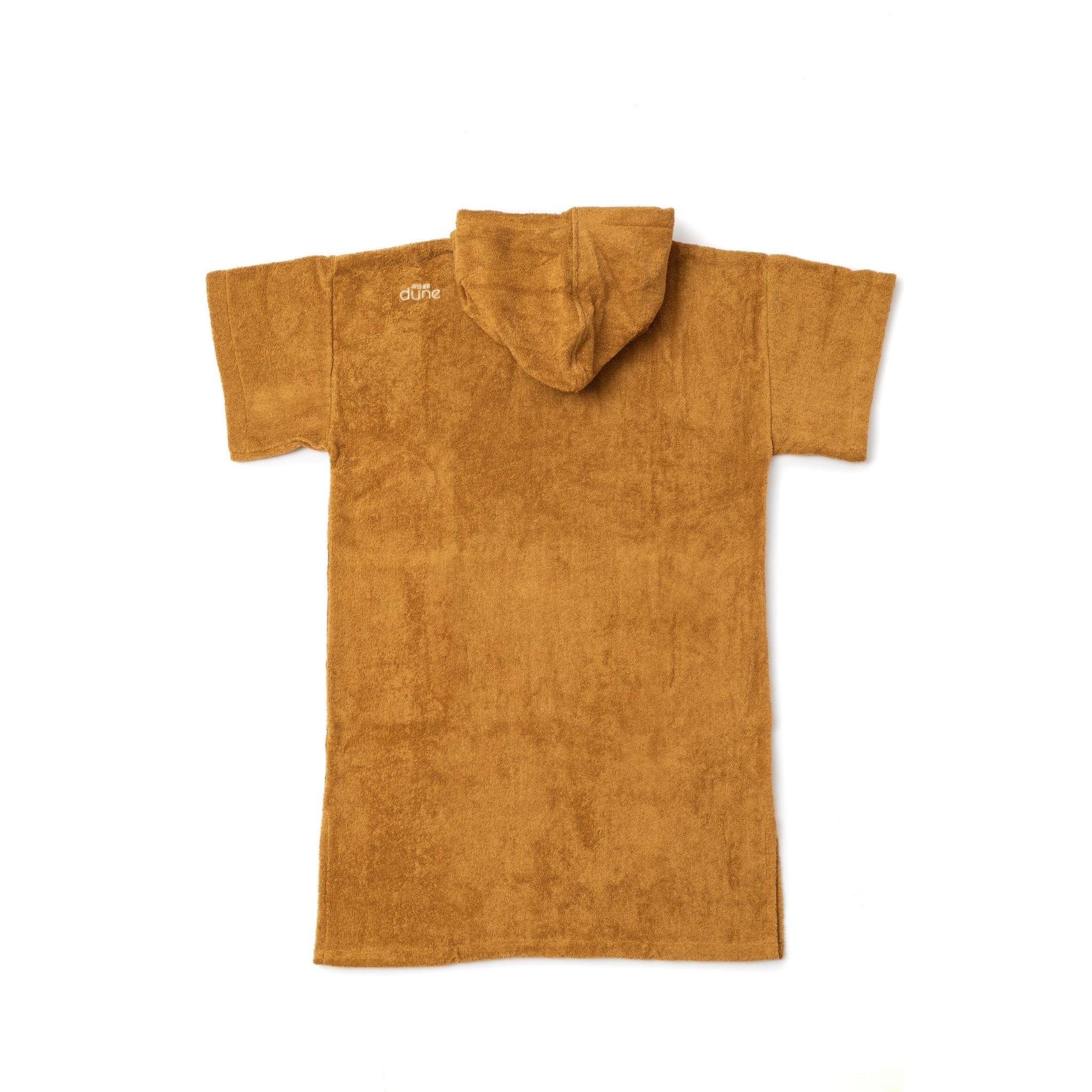 Poncho en coton premium bio Caramel