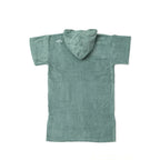 Poncho en coton premium bio Vert Céladon