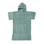 Poncho en coton premium bio Vert Céladon