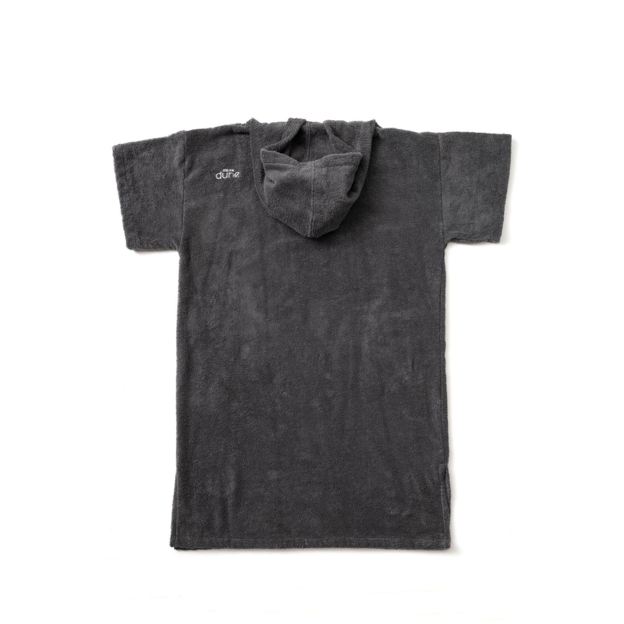 Poncho en coton premium bio Graphite