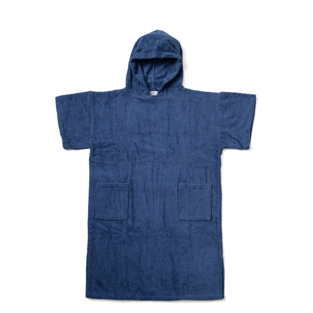 Poncho en coton premium bio Outremer