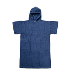 Poncho en coton premium bio Outremer