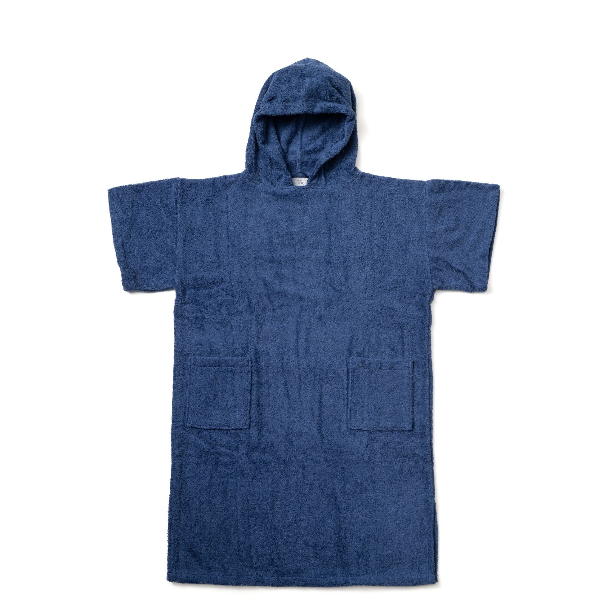 Poncho en coton premium bio Outremer