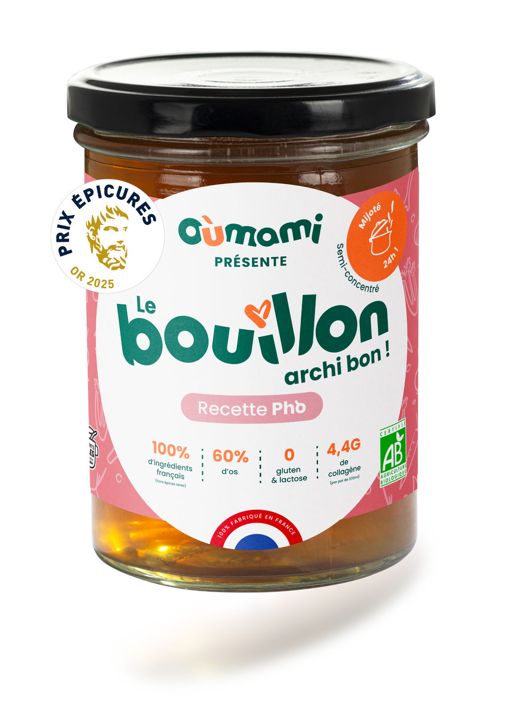 Bouillon d'os "Phô" 100% Bio