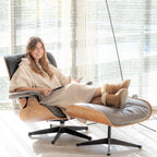 Poncho en coton premium bio Sable