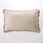 Coussin déhoussable 40x60 Gaze de coton tissée ROMIE Ficelle Little Harmonie
