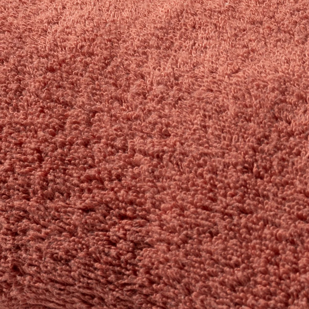 Poncho en coton premium bio Terracotta