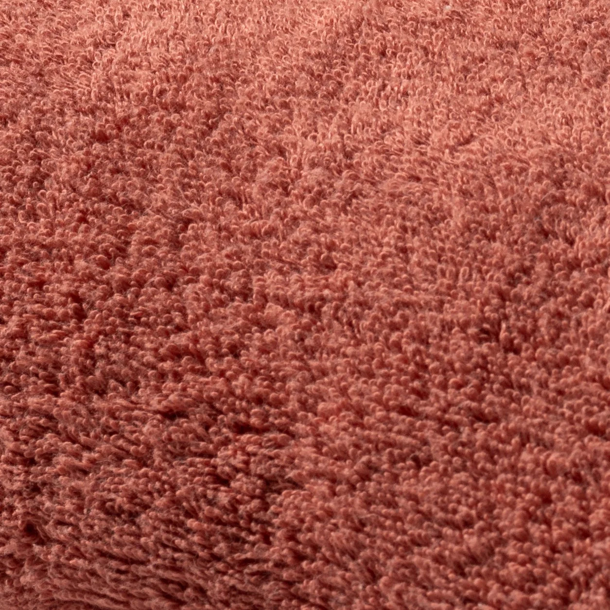 Poncho en coton premium bio Terracotta