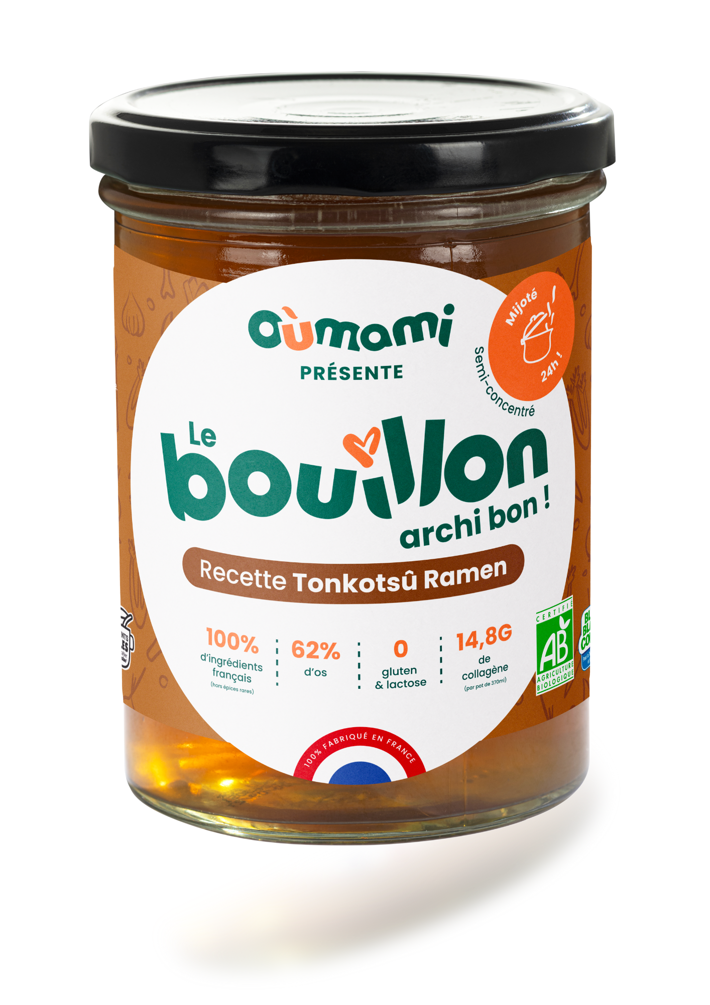 Bouillon d'os "Tonkotsû Ramen" 100% Bio