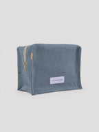 Trousse de toilette Cube coton bio Bleu Horizon Les Pensionnaires