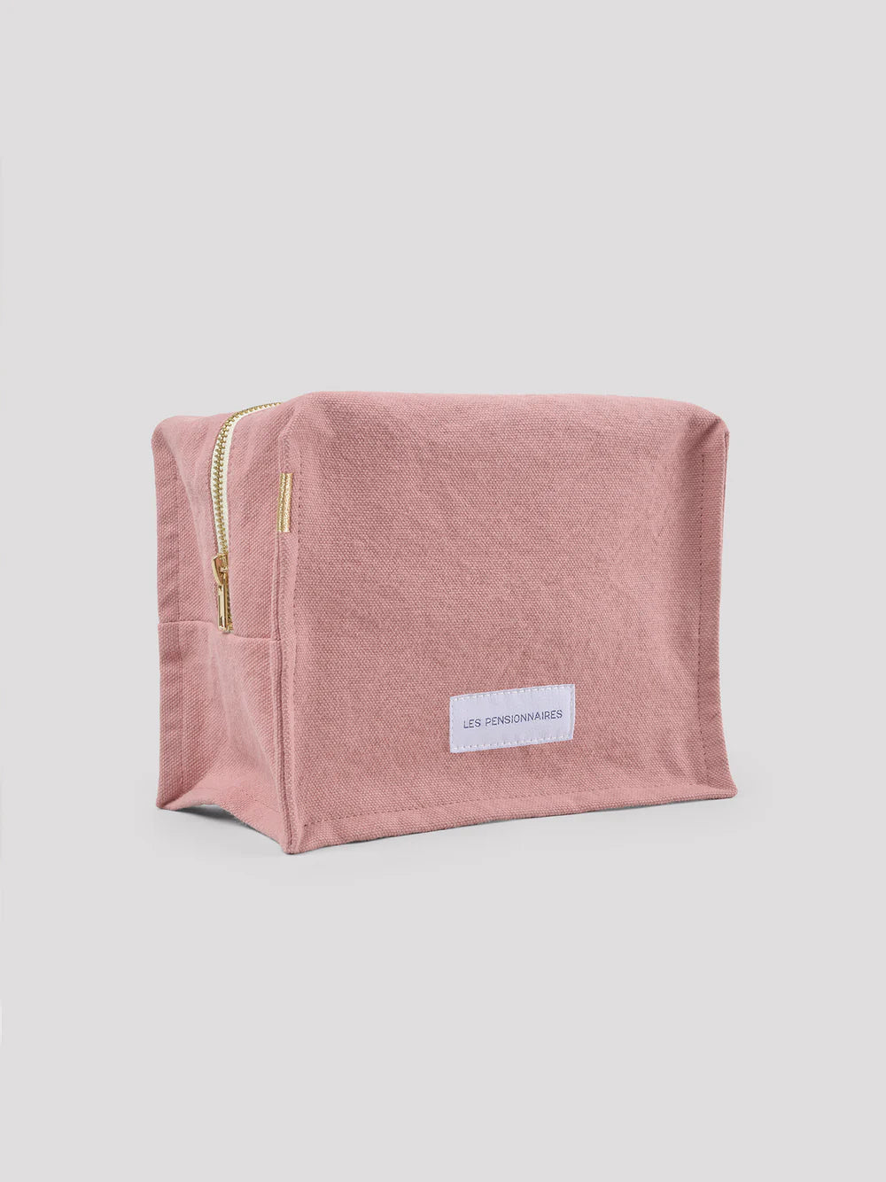 Trousse de toilette Cube coton bio Bois de Rose Les Pensionnaires