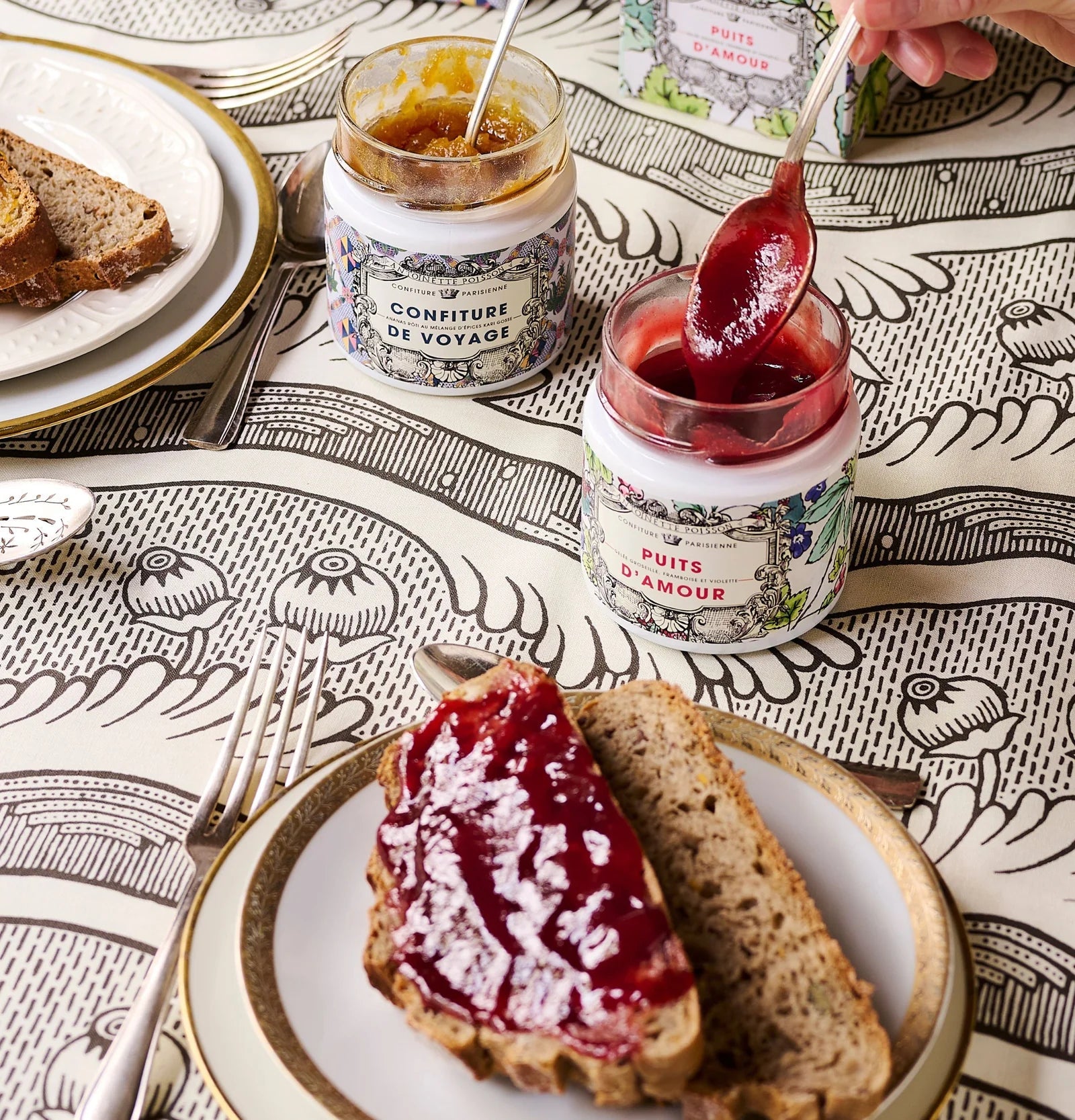 Confiture 250g Puits d'Amour - Groseille Framboise Violette Confiture Parisienne