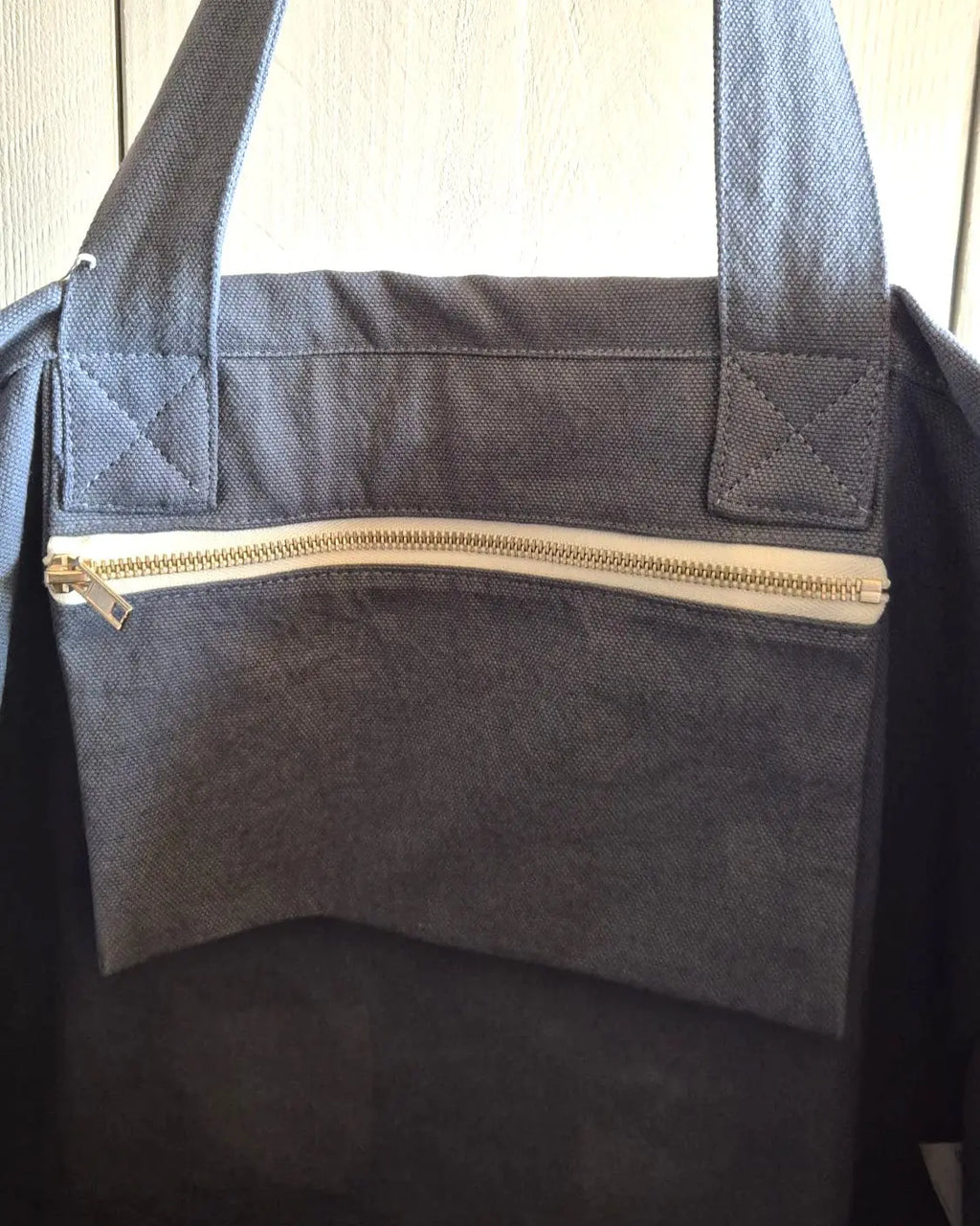 Grand Cabas coton bio Bleu Horizon Little Harmonie