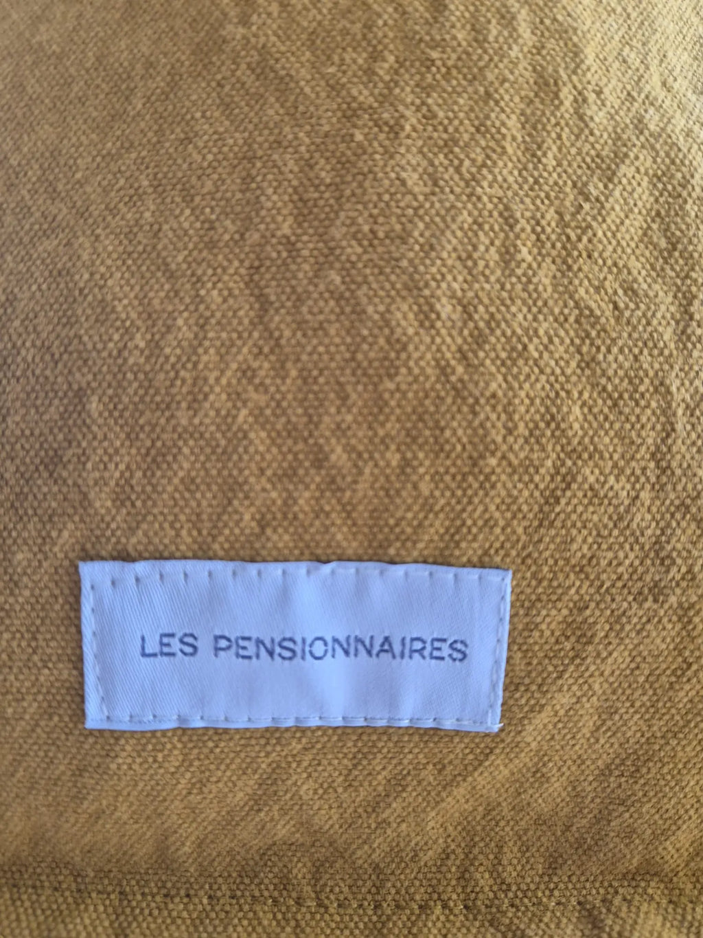 Grand Cabas coton bio Jaune Safran Little Harmonie